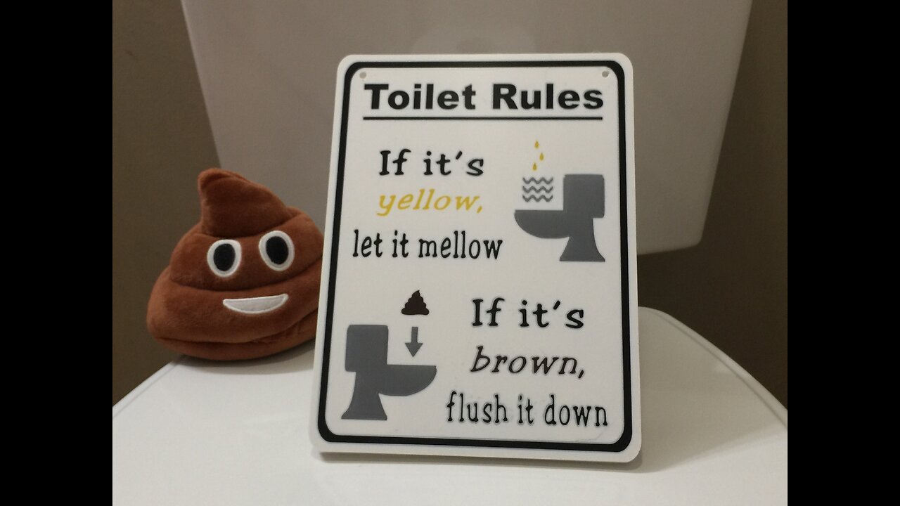 Toilet Rules Sign