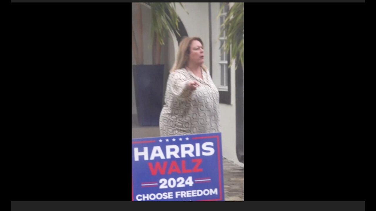 HOLY MOLY 😂 She should be the 1st woman President! Her Response to a Harris sign in her yard