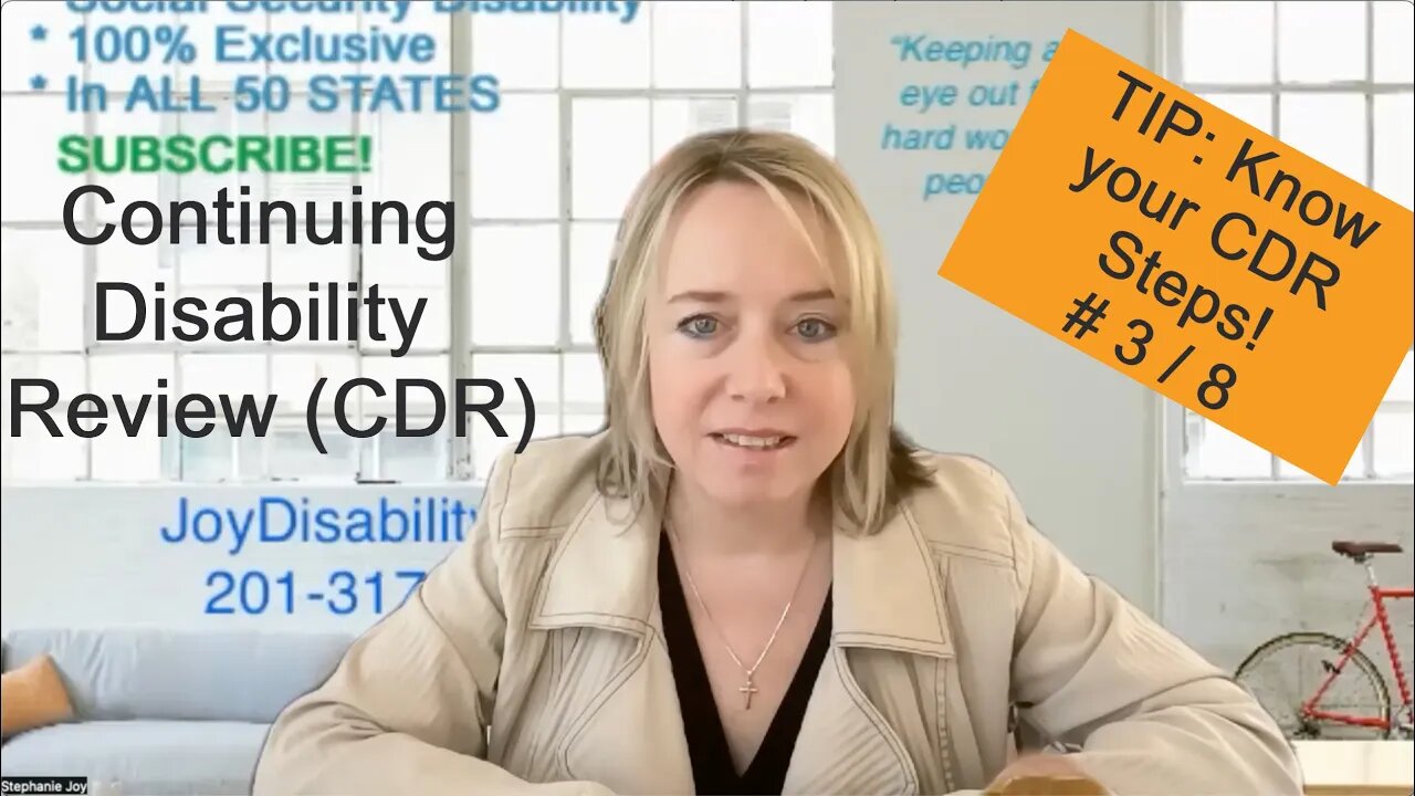 To-Do NOW! CDR- #3- Continuing Disability Review CDR - Step 3