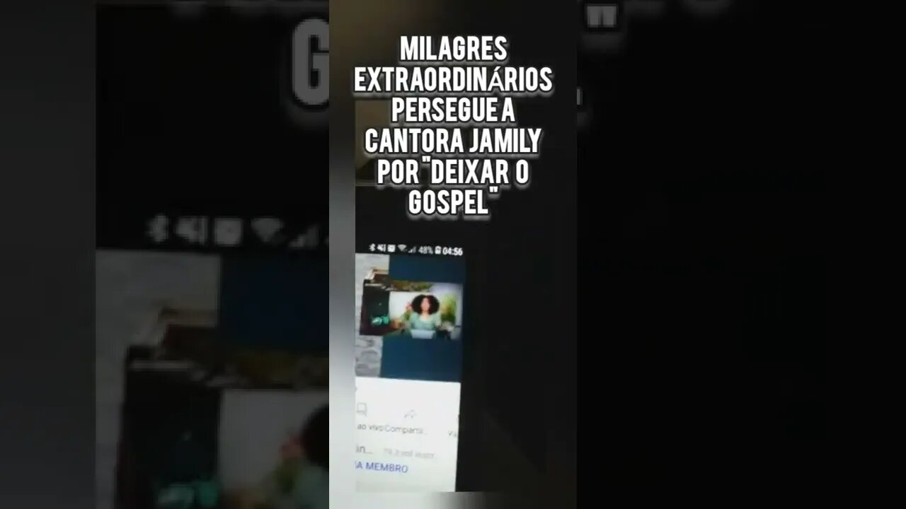 Canal Milagres Extraordinários persegue a cantora JAMILY por "deixar o gospel" HAJA CANAL HEIM!