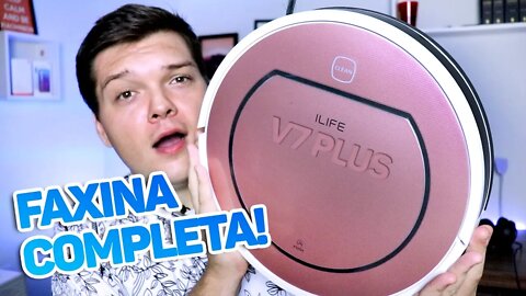 iLife V7 Plus - Varre e Passa Pano! Unboxing e Impressões de uso