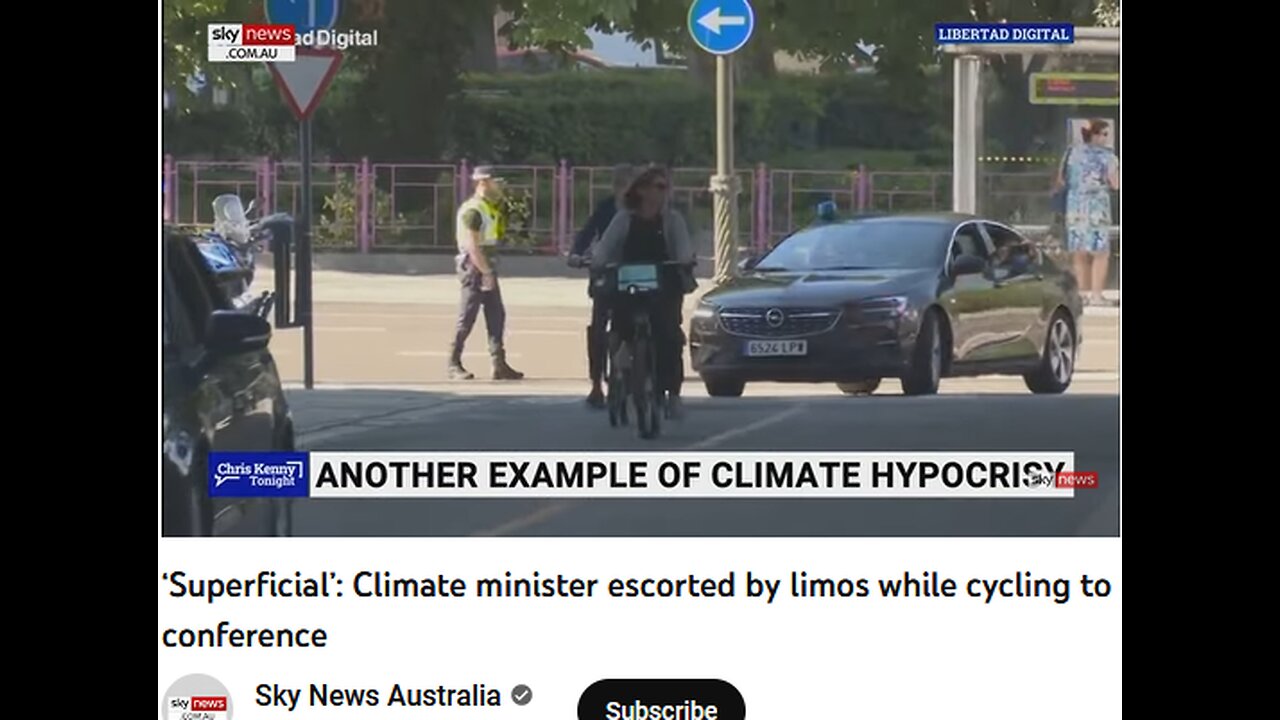 EUROPEAN ENVIRONMENTAL MINISTER PULLS A PETE MOVE - RIDES BIKE A BLOCK TO MEETING