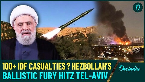 Hezbollah Hits Tel Aviv With Ballistic Missiles; Debuts Fadi-6 Rocket Blitz, Israel Under Big Attack