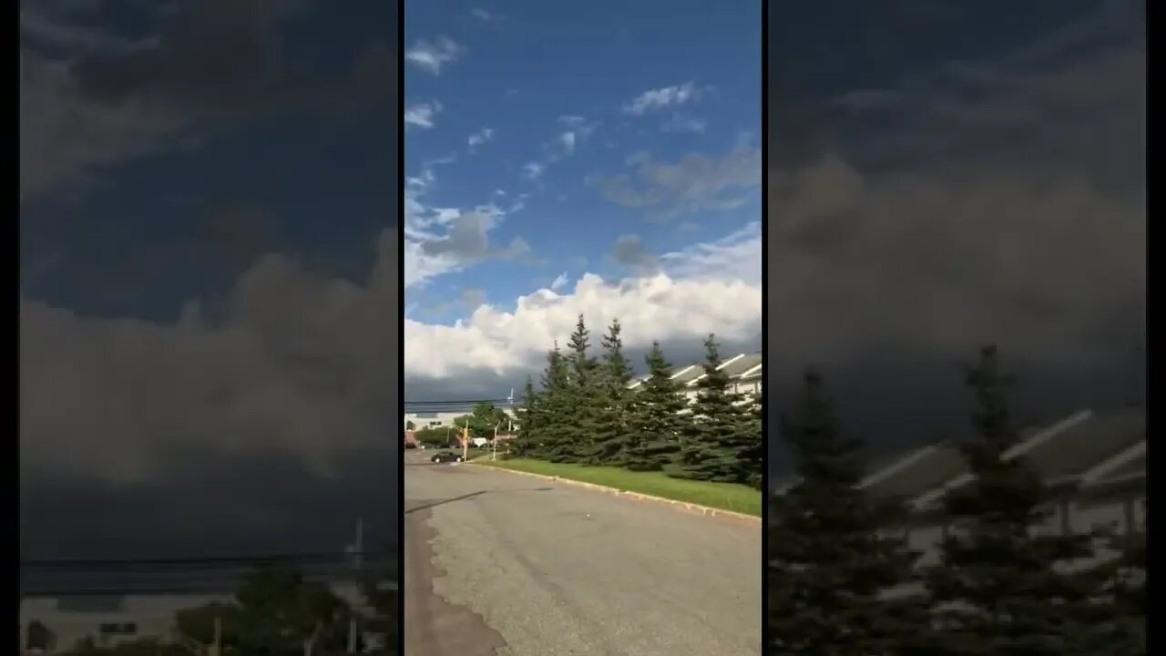 Rain clouds in the distance 🌧