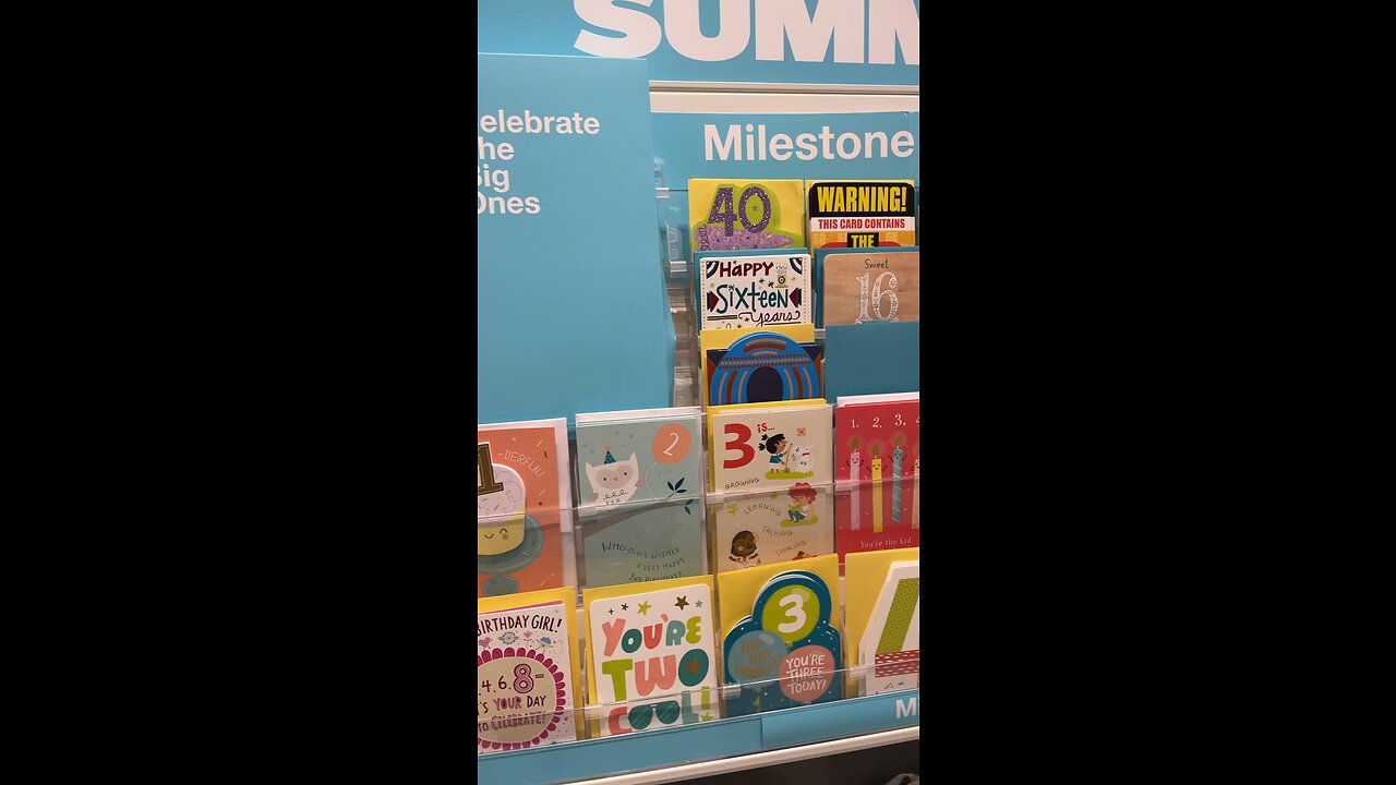 Target Birthday cards
