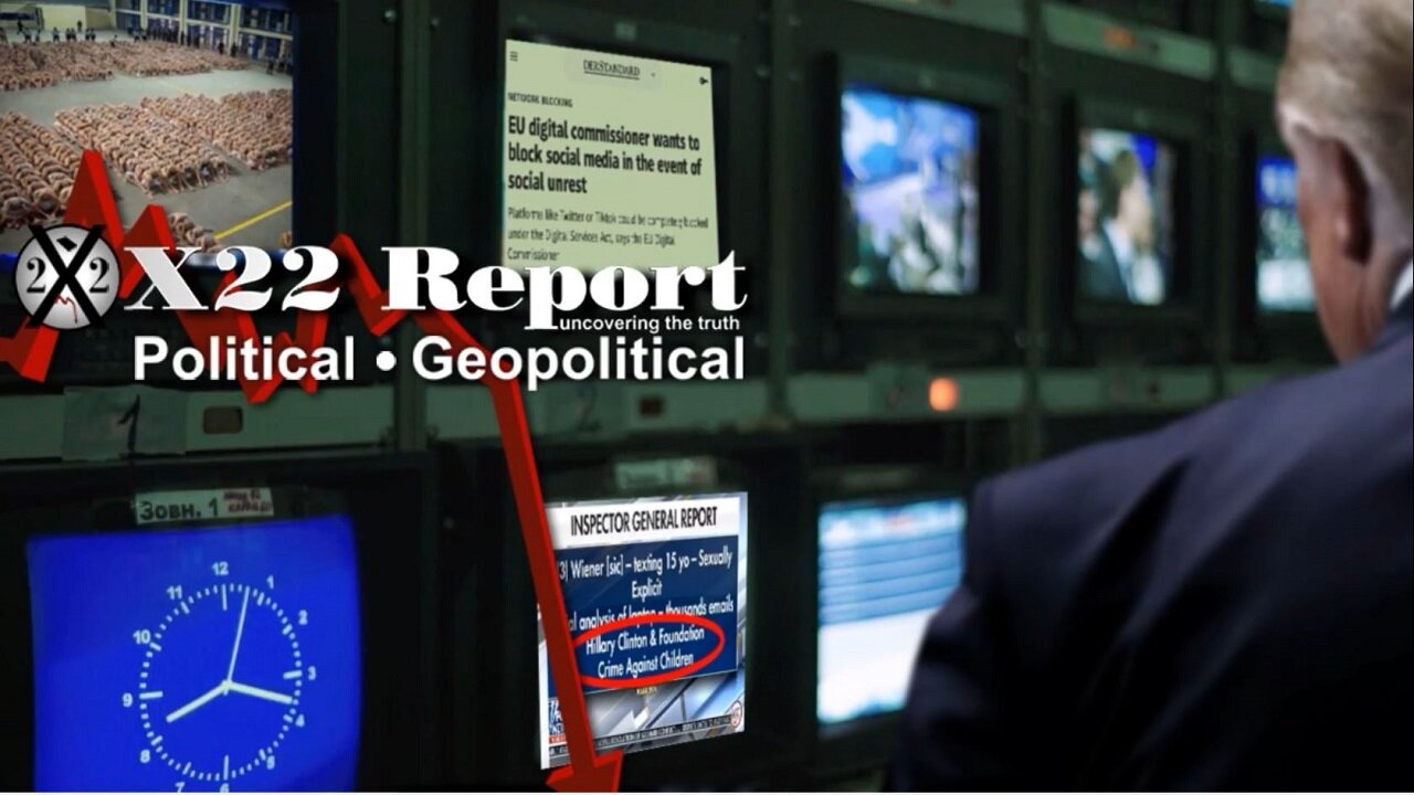 X22 Report - Ep 3115B - [DS] MS13 Shutdown,Crimes Against Children Exposed,EU Signals Comms Blackout