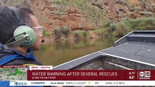 Multiple recreation sites closed along Salt River due to water levels