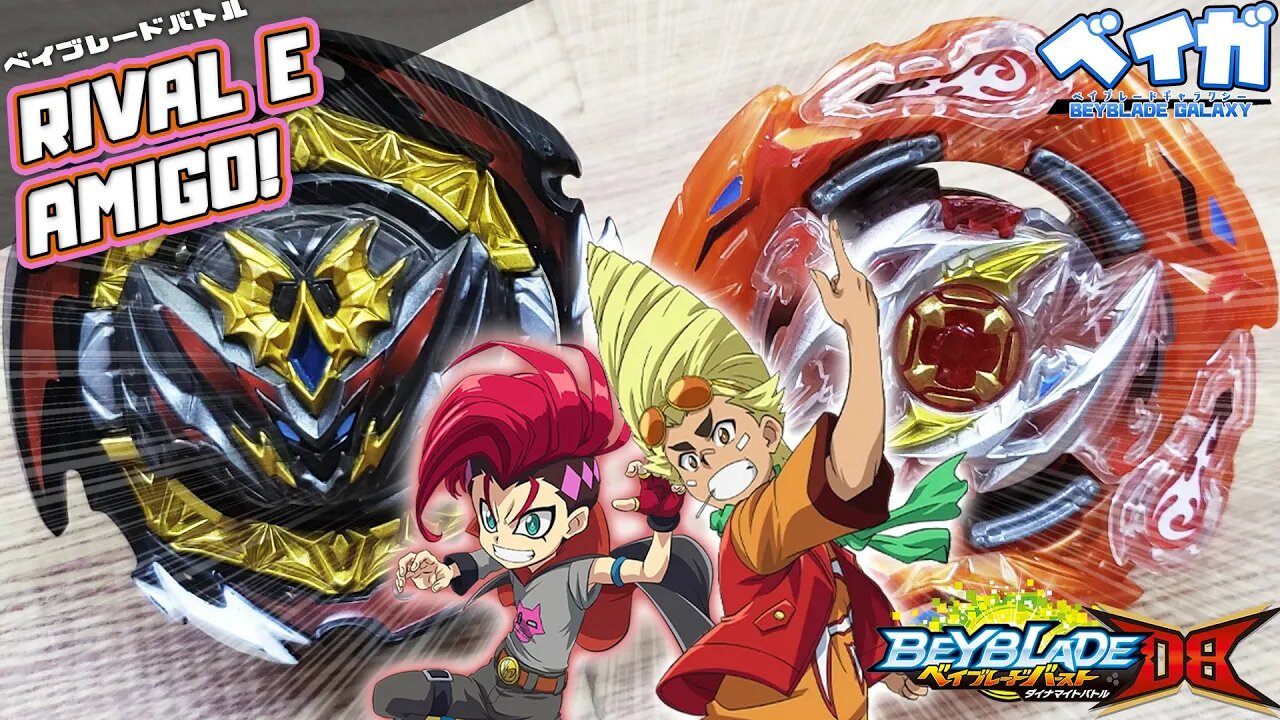 DYNAMITE BELIAL .Nx.Vn-2 vs GLIDE RAGNARUK .Wh.R 1S - Beyblade Burst ベイブレードバースト