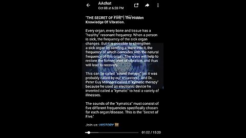 Documentary: Five Sound Frequencies