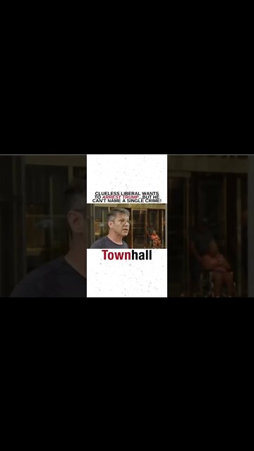 Clueless liberal wants to arrest Trump...but can't name a single crime! #shorts