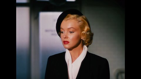 Niagara 1953 Marilyn Monroe City Morgue scene 2 remastered 4k