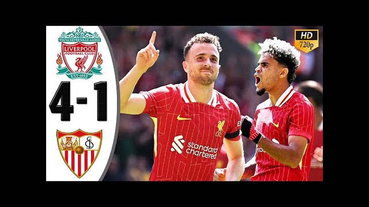 Liverpool vs Sevilla 4 1 Highlights & All Goals Club Friendlies 2024 HD mp4