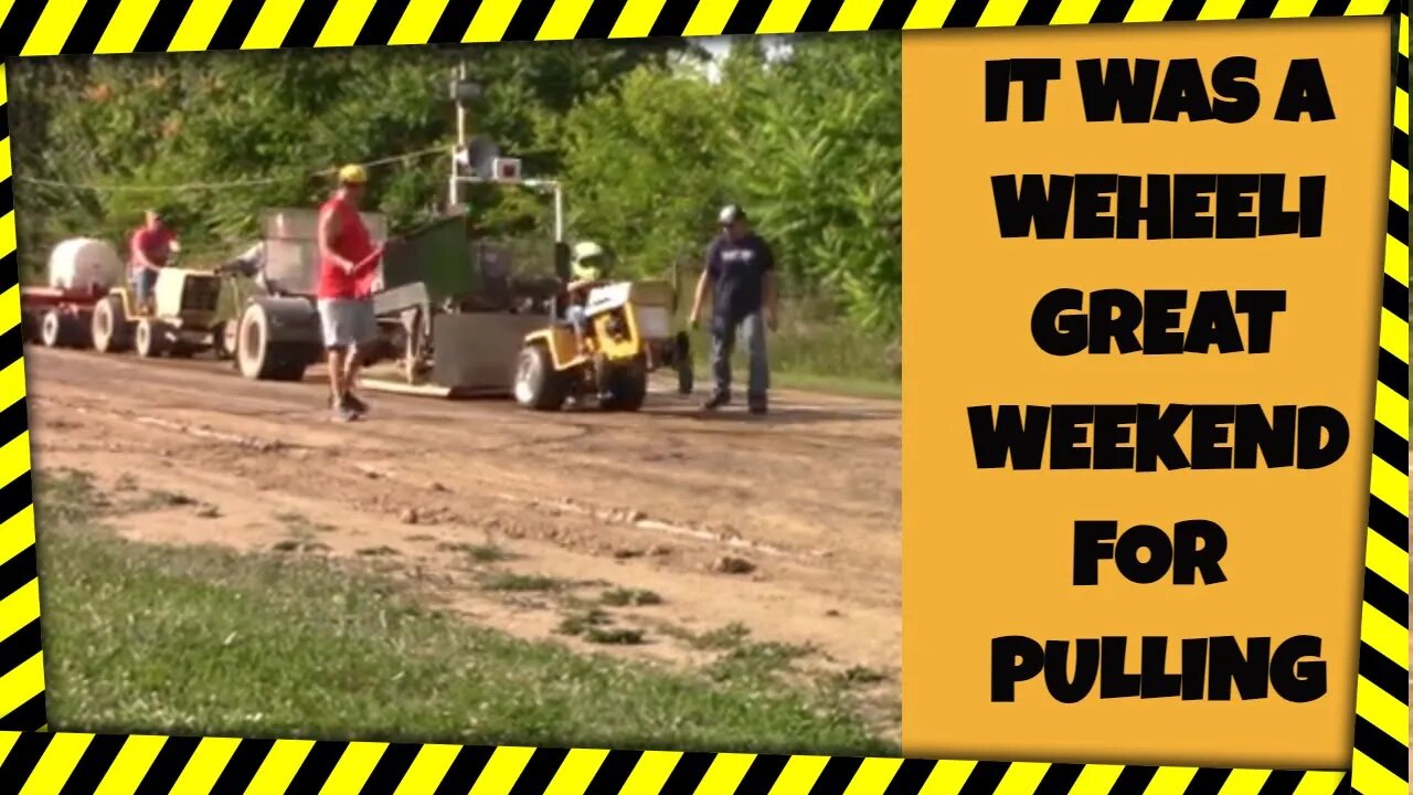 Garden Tractor Pulls At Harrison County Lil Hustlers 7-22-23