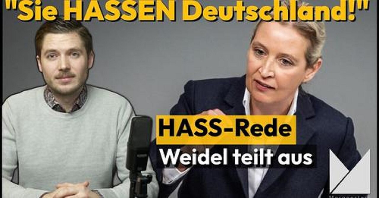 Weidels WUT-Rede gegen die linksradikale Stasi Ampel