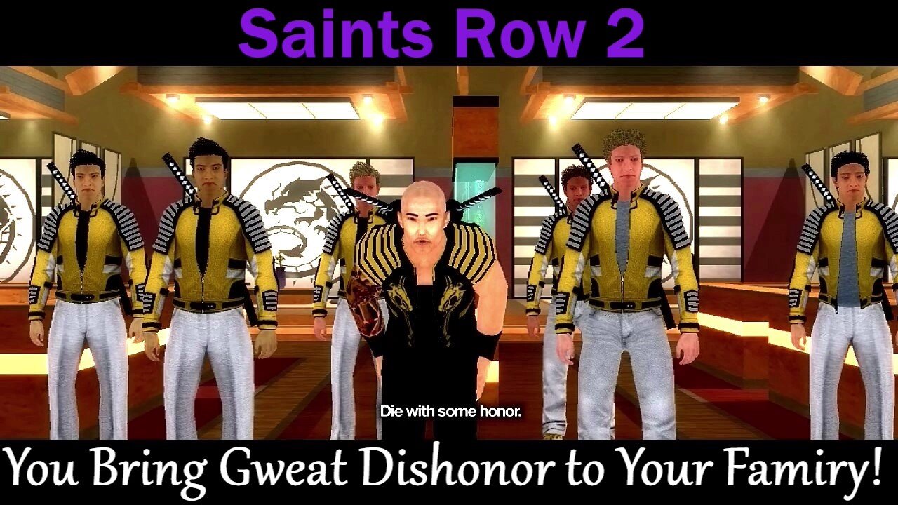 Saints Row 2- With Commentary- Ronin Missions- Jyunichi Sword Fight/ Saving Gat Again