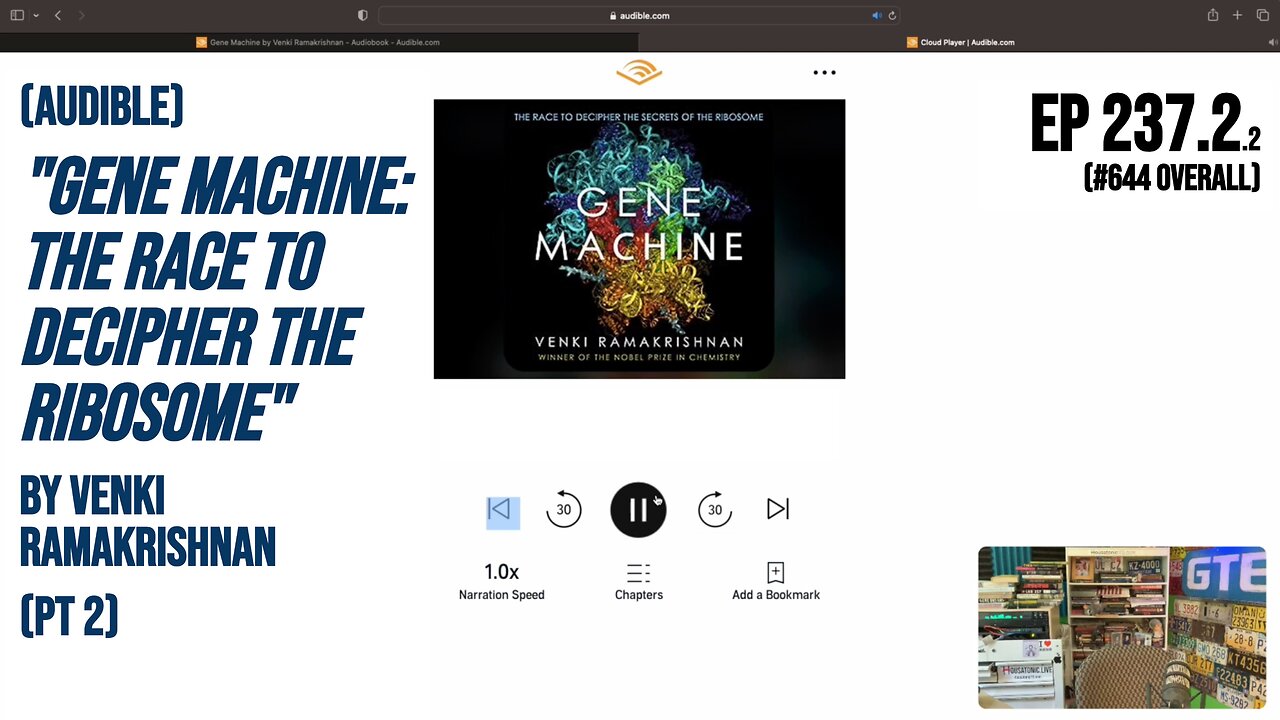 (Audible) "Gene Machine: The Race to decipher the Ribosome" by Venki Ramakrishnan (pt 2)
