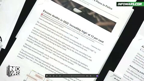 Deliberate DEPOPULATION! Excess Deaths Rise in 2022 as Covid Injections Forced on the Public. Alex Jones