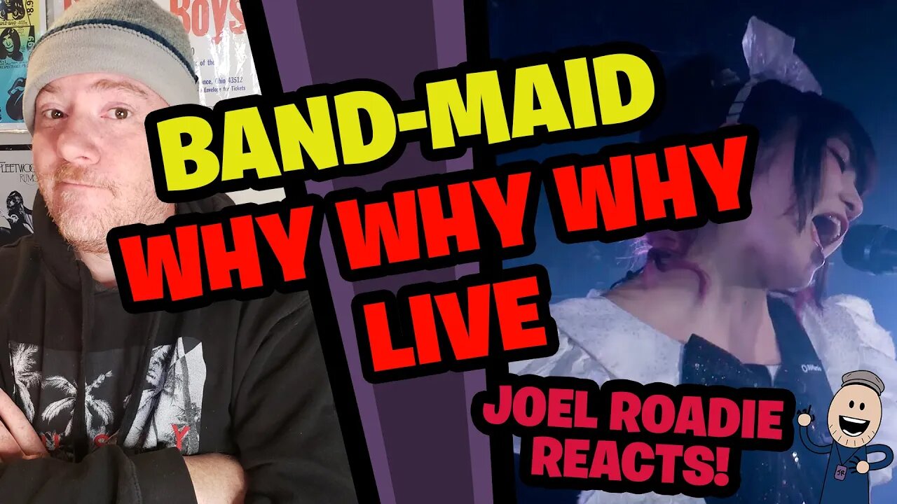 BAND-MAID / Why Why Why ["Day Of Maid" Live] - Roadie Reacts