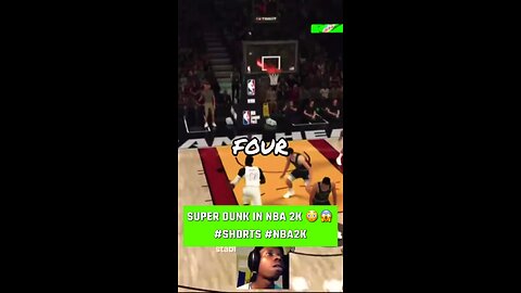 Super Dunk In NBA 2K 😳😱 #shorts #nba2k