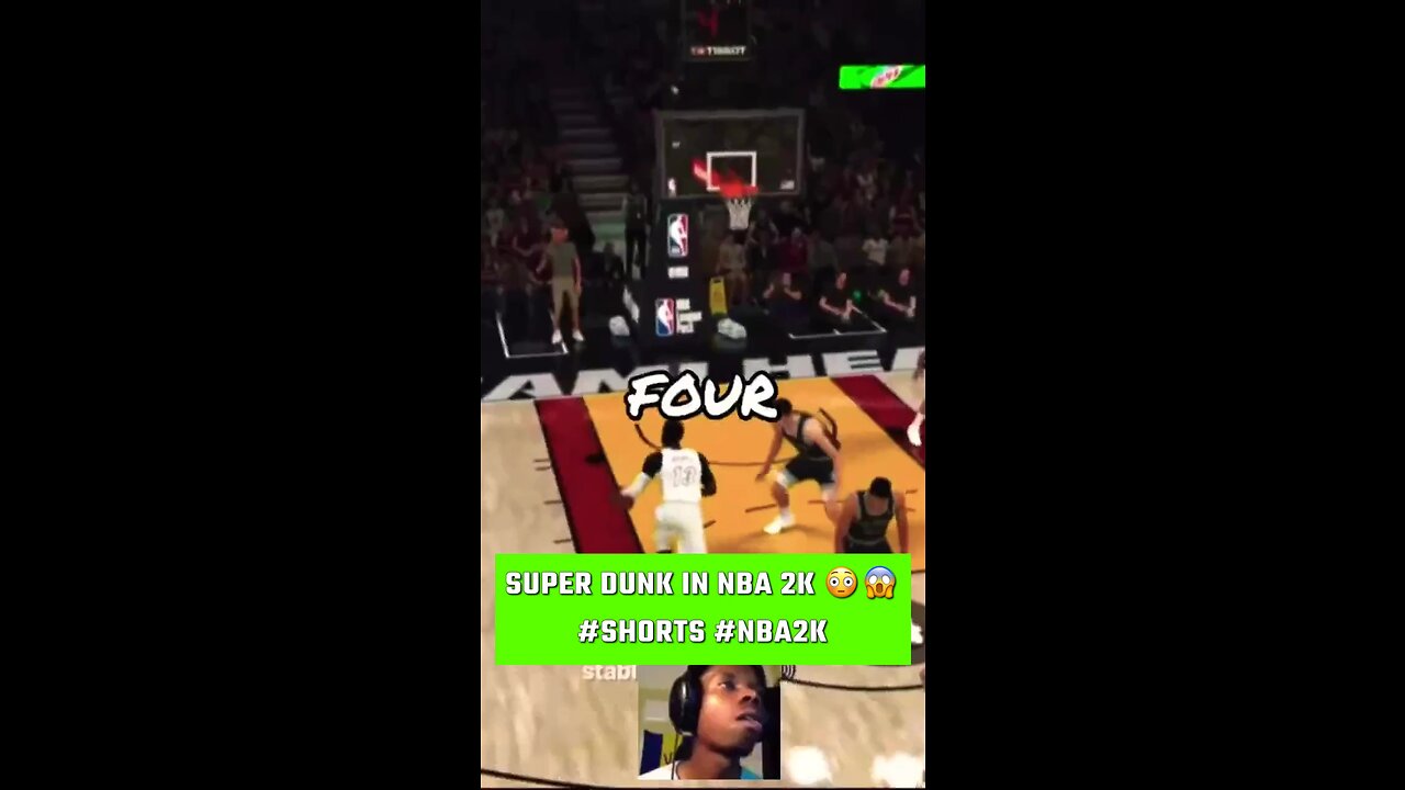 Super Dunk In NBA 2K 😳😱 #shorts #nba2k