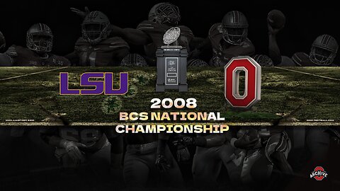 Ohio State vs LSU: BCS Championship (01.07.2008) [Condensed Game]