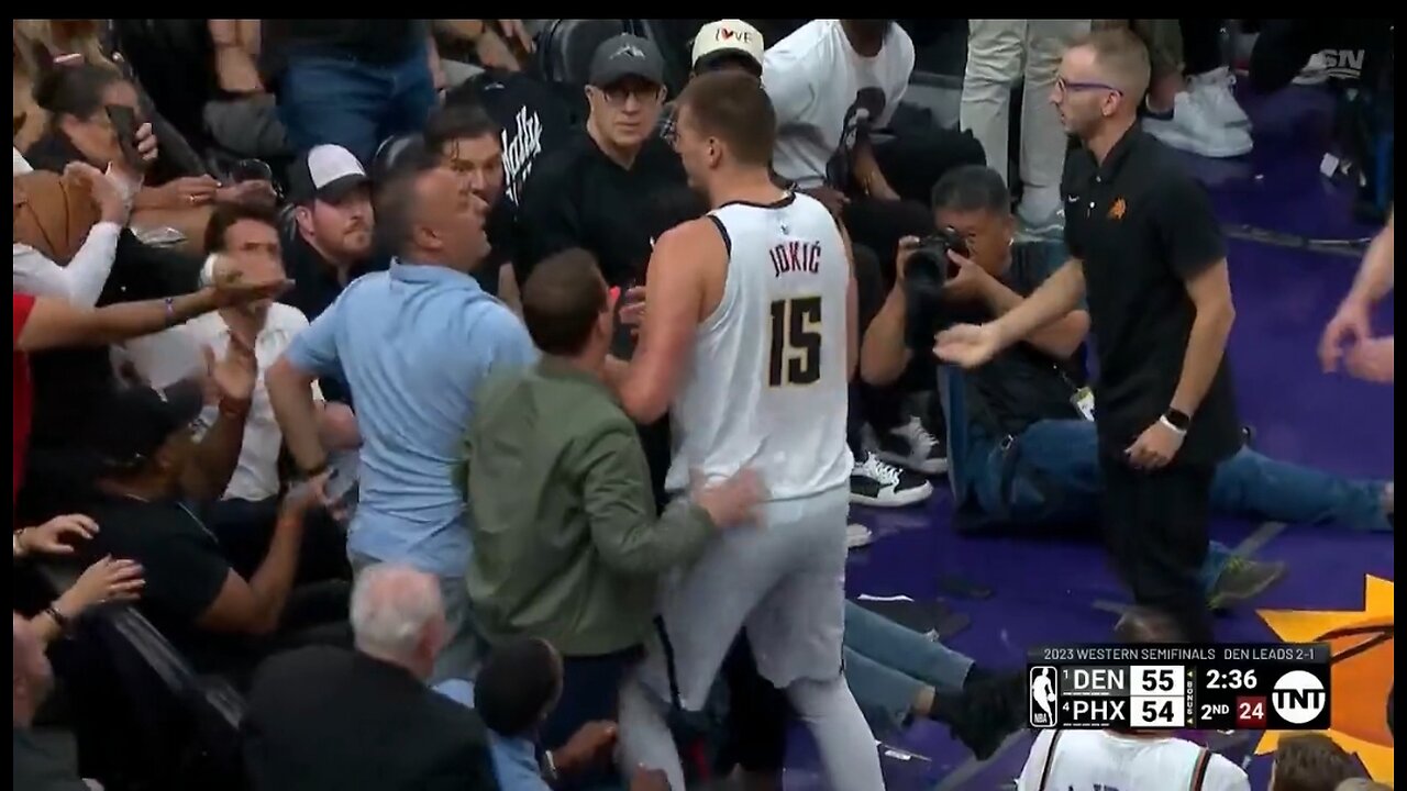 Nuggets Player Shoves Suns Owner During NBA Game