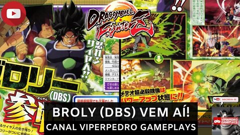 É OFICIAL!!! BROLY (DBS) ESTÁ CHEGANDO EM DRAGON BALL FIGHTERZ!!! | SEASON PASS 2