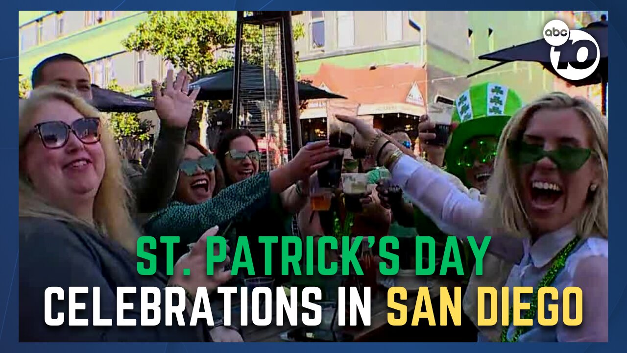 Celebrating St. Patrick's Day in downtown San Diego