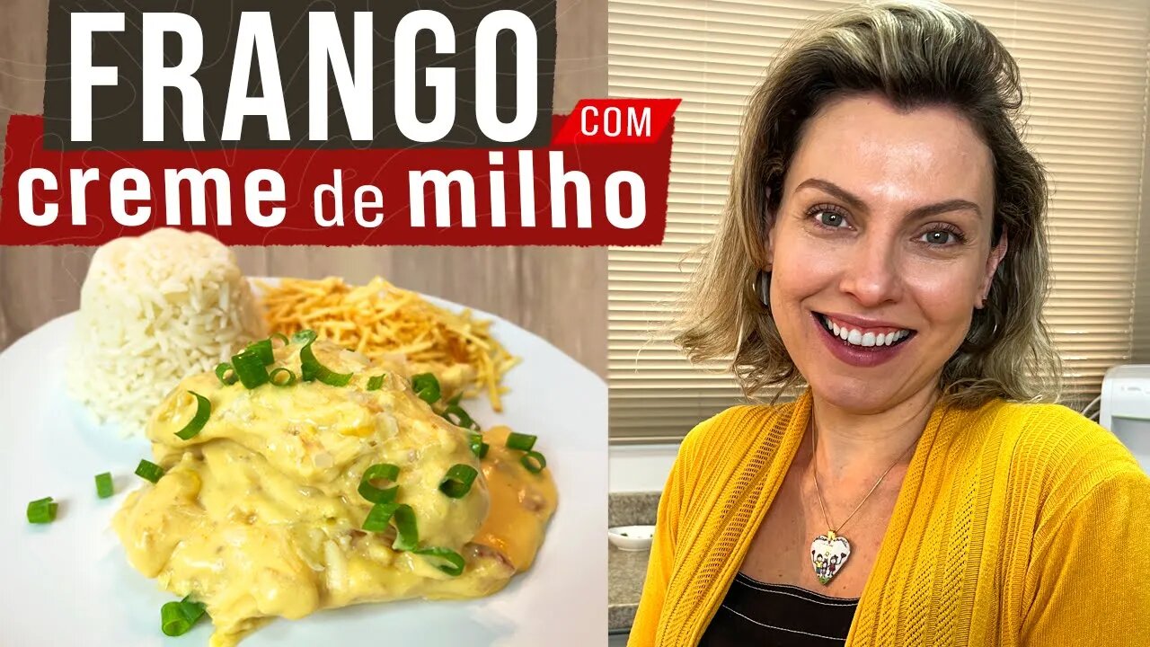 USE SOMENTE UMA PANELA - FRANGO COM CREME MILHO 🌽