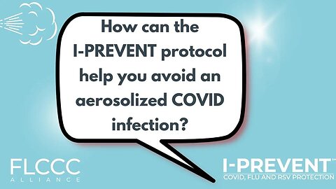 How can the I-PREVENT protocol help you avoid an aerosolized COVID infection?