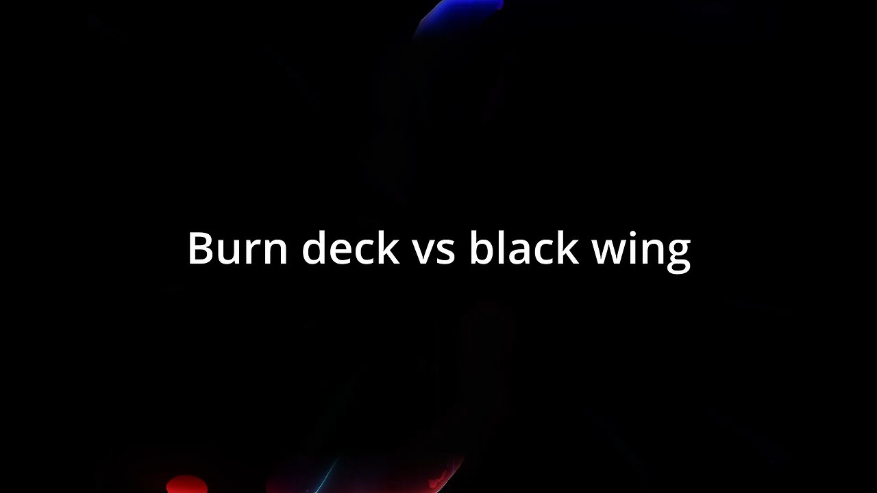 Yu-Gi-Oh! Master Duel - burn deck vs black wing