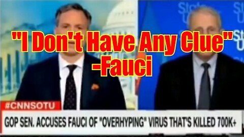 🚨Clueless Establishment Fauci🚨