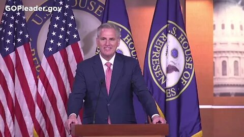 Leader McCarthy: The Democrats Have No Plan