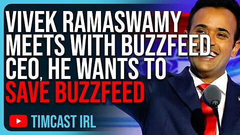 Vivek Ramaswamy Meets With BuzzFeed CEO, Vivek Wants To SAVE BuzzFeed