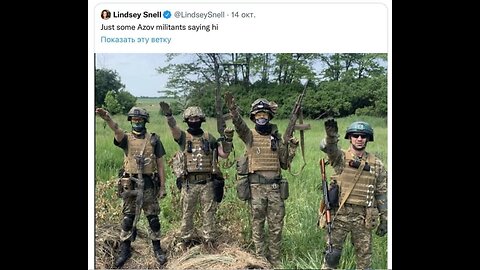 The Ukrainian "heroes" doing a road check...