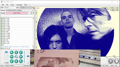 LaserGRBL Tutorial 5 - final engraving part 2