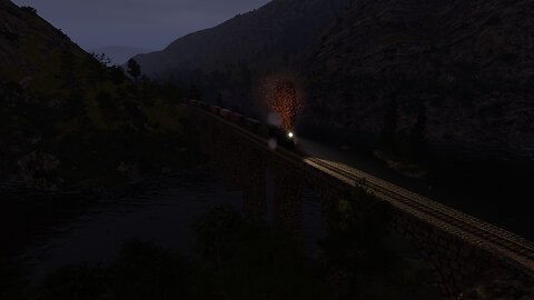 Trying to get out of the harbor on Derail Valley multiplayer with SeanJAnimations