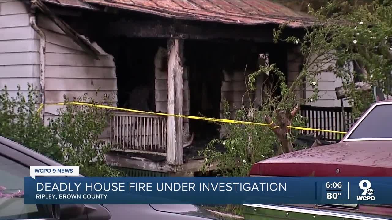 Elderly woman killed in early morning Ripley house fire