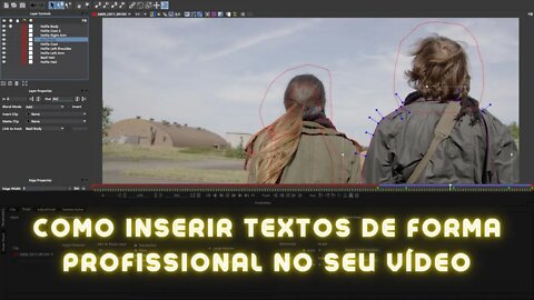 COMO COLOCAR TEXTO COM ESCALA E ROTAÇÃO NO VÍDEO