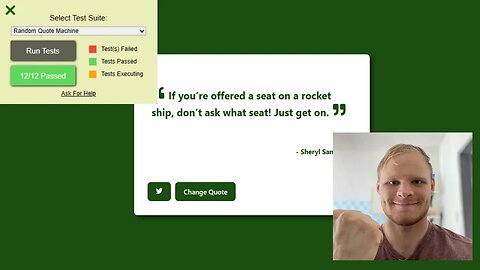 Random Quote Machine (Solution) | FreeCodeCamp