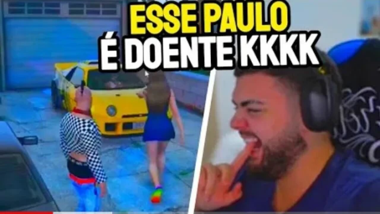 LUQUET4 REAGINDO A PAULINHO O LOKO PEDINDO ELA EM NAMORO E MATANDO O NAMORADO DELA GTA RP talarico