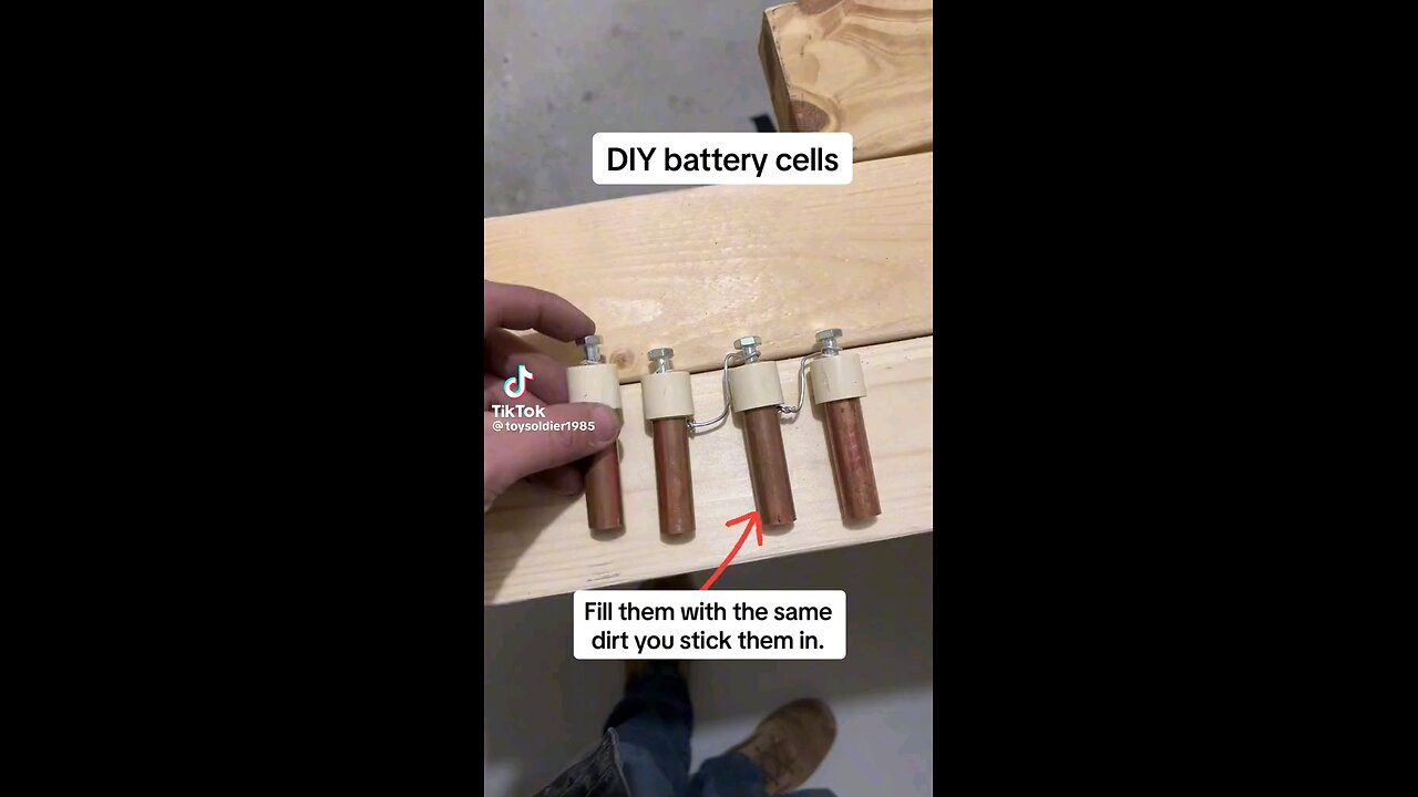 Free energy earth battery, an amazing way to generate electricity for free. 4 materials 2