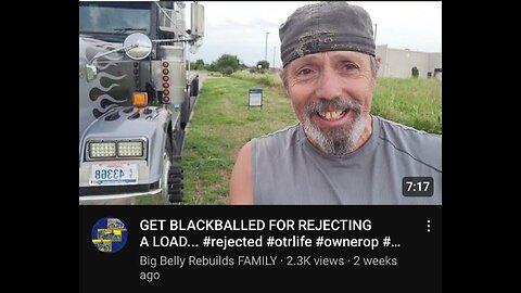 GET BLACKBALLED for REJECTING a LOAD!