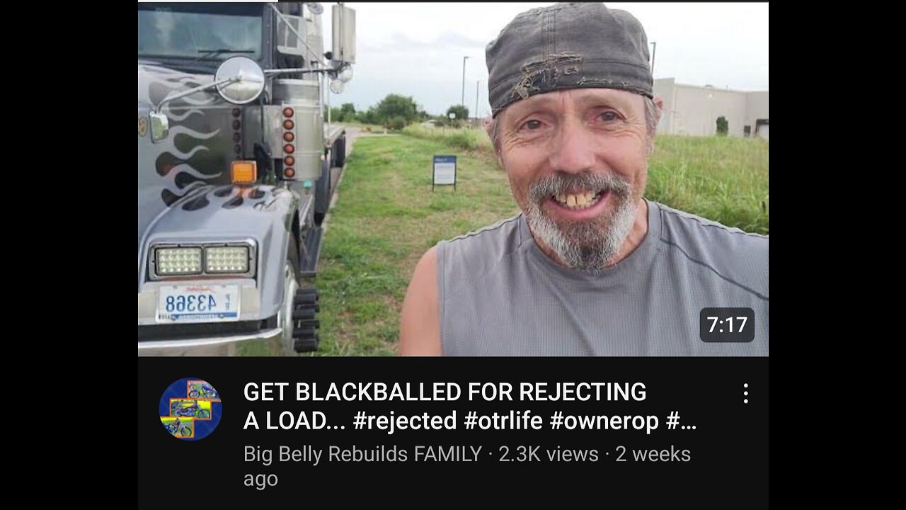GET BLACKBALLED for REJECTING a LOAD!