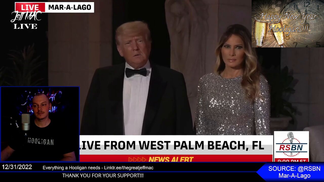 #LIVE: Happy New Years Hooligans! | Trump | Mar-A-Lago