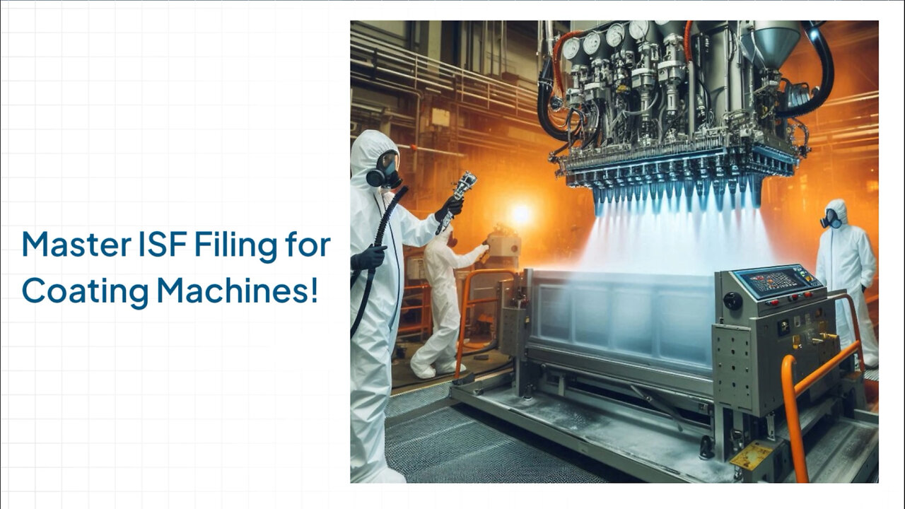 Mastering Importer Security Filing : A Guide for Coating Machine Imports