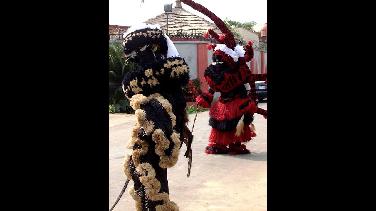 Ekpe dance display