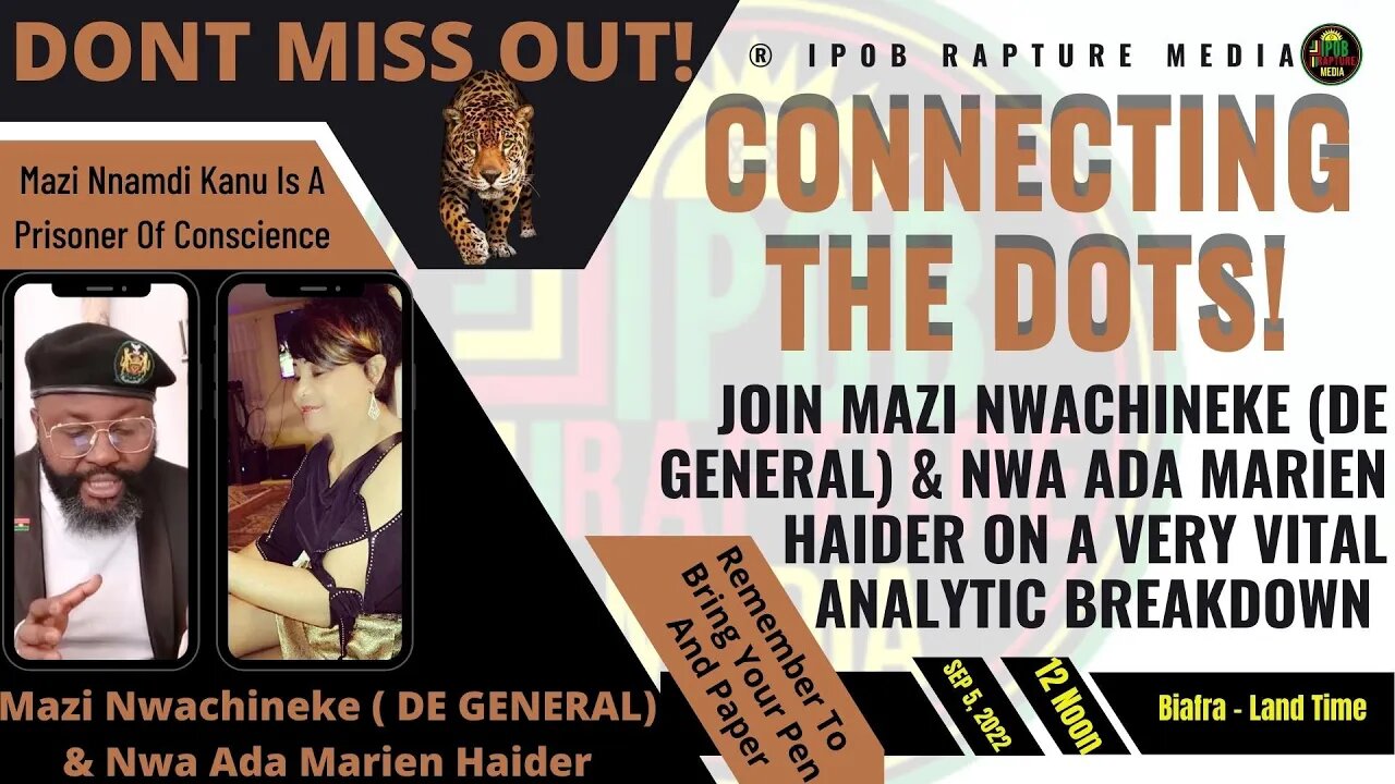 Join Explosive Live Analytic Session With Mazi Nwachineke & Nwa Ada Marien Haider | Sep 5, 2022