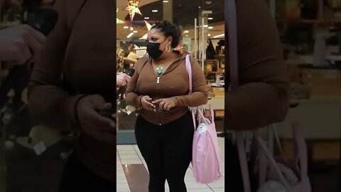 Lady Doesn't Like Trump Because "He's Orange"