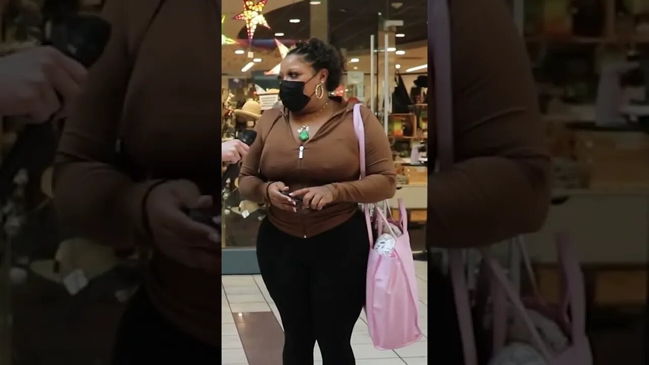 Lady Doesn't Like Trump Because "He's Orange"